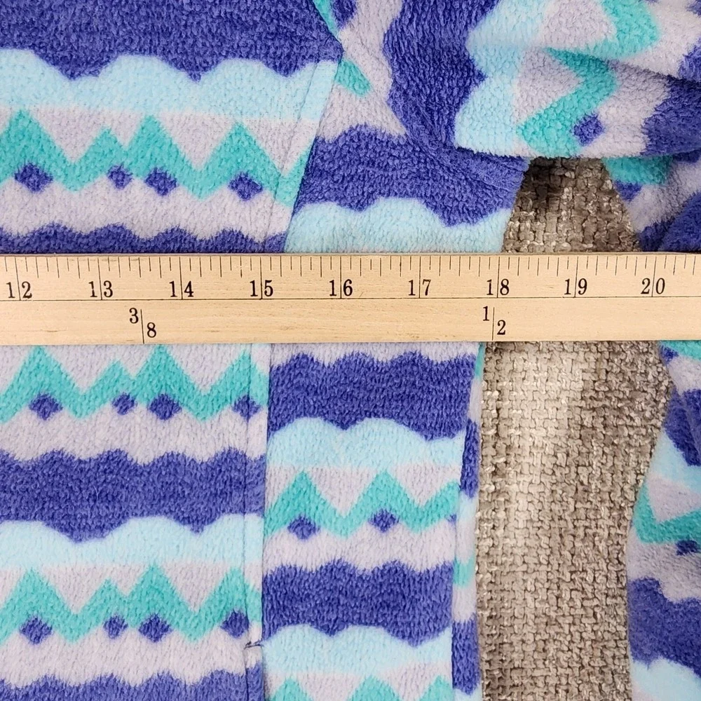 Columbia‎ Kids Fleece Jacket Youth Large 14/16 Blue ZigZig Full Zip Nice!